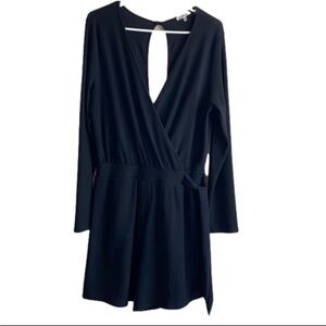 Charlotte Russe Long Sleeve Romper with Side Belt ~ Used ~ Size: XL